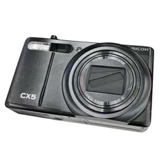 RICOH リコー　コンパクトデジタルカメラ　CX5 未使用 RICOH CX5 動作確認済 スマホ転送 ブラック リコー カメラ コンデジ