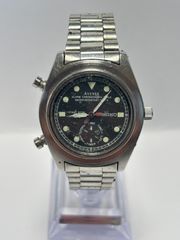 稼動品 SEIKO 8M26-6000 アベニュー 黒銀 - メルカリ