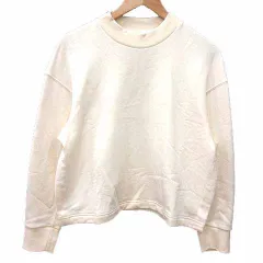 コントワーデコトニエ COMPTOIR DES COTONNIERS トレーナー スウェット 長袖 L 白 ホワイト /YK