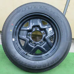 新車外し！25年！付属品付き！1本★スズキ ジムニー 純正 スチール 175/80R16 ブリヂストン デューラー H/L 852 DUELER 16インチ スペア 背面 PCD139.7/5H★6041801ナノのサムネイル