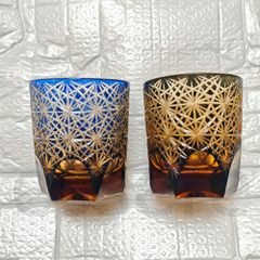 YOSHIHIKO FUJII金箔銀箔 漆塗り KR-003琥珀(赤) 漆＋切子 - メルカリ