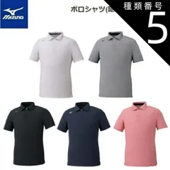 種類5：01：ホワイト/2XL MIZUNO(ミズノ) ポロシャツ 半袖 (隠しボタンダウン) メンズ [32MA0083]