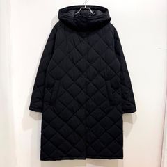 パフテックロングコートリラックスフィット ダークブラウン M ユニクロ