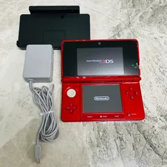 【完動品】NINTENDO 3DS フレアレッド