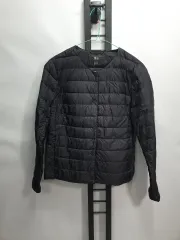 UNIQLO ウルトラライトダウンジャケット ラウンドUネック ブラック m