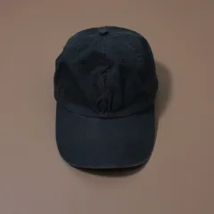 Polo ポロ ラルフローレン ブラック ビックポニー ベースボールキャップ
