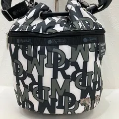 2613　LeSportsac　レスポートサック　ハンドバッグ　 2way　ショルダーバッグ　巾着型　アニマル　 ロゴ　総柄　MAISON DE REEFUR　 メゾンドリーファー　梨花　コラボ　 ナイロン　軽量　レディース