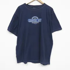 XL/古着 半袖 ビンテージ Tシャツ メンズ 90年代 90s ミネソタ 大きいサイズ コットン クルーネック USA製 紺 26apr03