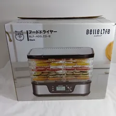 N BelleLife  ベルライフ  フードドライヤー  BLF-400LCD-B Blackのサムネイル
