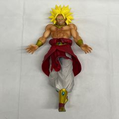 ◇ 이치 반 쿠지 드래곤 볼 BACK TO THE FILM 슈퍼 사이어 인 브로리 [! 받침대 없음!] 전고 약 30cm [상처 · 얼룩 · 도장 벗겨져 있음] 피규어 / 중고 042804