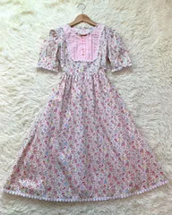 MILK 小花柄ワンピース ピンク レース フレンチガーリー 量産型 ロリータ 美品 サイズ Freeのサムネイル