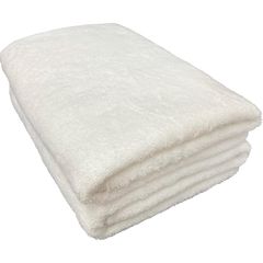 earthplus 抗菌バスタオル 新品未使用 白のタオル 信州セラミックス