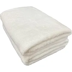 コットンタウン(Cottontown) スーピマコットン バスタオル オフホワイト 60×120cm 2枚セット 綿100% タオル 中厚手 1