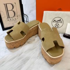 HERMES エルメス エズ 30 34 ナチュラル ブラウン 茶色 サンダル