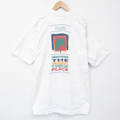 XL/古着 フルーツオブザルーム 半袖 ビンテージ Tシャツ メンズ 90年代 90s クローバー コットン クルーネック USA製 白 26apr03