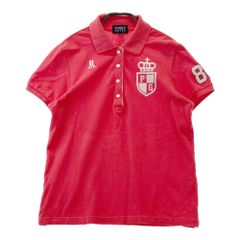 パーリーゲイツ ポロシャツ 半袖 レディース レッド系 - メルカリ