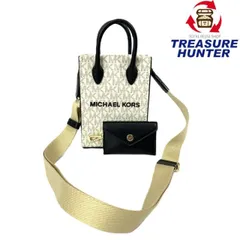 MICHAEL KORS(マイケルコース)  ミレラ フォーン クロスボディバッグ  エクストラスモール バニラ/ブラック レディース 【101064442003】