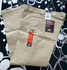 【新品・タグ付】Dickies 874 ワークパンツ W32×L32  カーキ【訳あり特価】