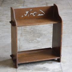 vintage くさび式 本棚 本立て 飾り棚 古道具 古家具 アンティーク