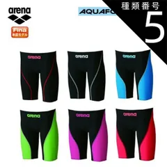種類5：BKBU/R130 arena(アリーナ) 競泳用 水着 AQUAFORCE FUSION-II (アクアフォースフュージョン2) ジュニア ハーフスパッツ FINA承認 [ARN-7011MJ]