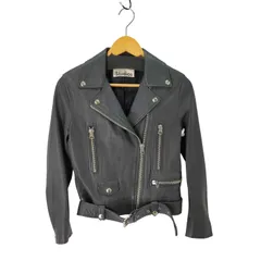 アクネストゥディオズ ACNE STUDIOS 羊革 シープレザー ダブルライダース レディース FR：36 のサムネイル
