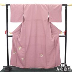 きものヱビス □ 撫松庵 小紋 桜 化繊 身丈165cm 裄丈68cm - メルカリ