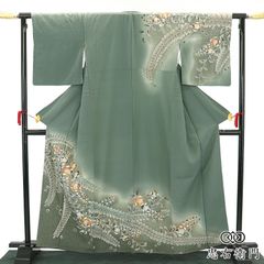 未使用品》たたき染め 訪問着 未使用品 金銀糸 袋帯セット - メルカリ
