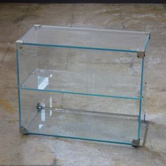 全面ガラス ふるい卓上ショーケース HK-a-06143 / 古道具 ガラスケース