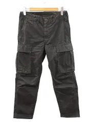 ダブルアールエル RRL CANVAS SURPLUS CARGO PANT キャンバス カーゴパンツ 30 黒 ブラック ボトムスのサムネイル