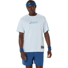 アシックス asics ショートスリーブ バスケットボール ウェア (2063a452-400)、(400)スカイ