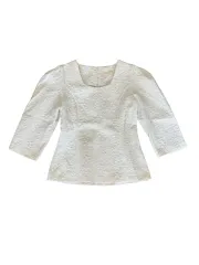 ノーブランド / パフ 袖 7分 ブラウス FREE