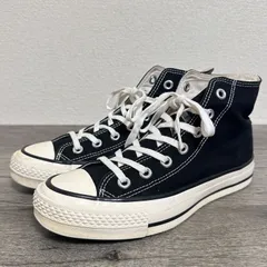 Converse コンバース 日本製 ALLSTAR  オールスターJ HI ハイカット キャンバススニーカー US5 24cm ブラック ユニセックス レディース