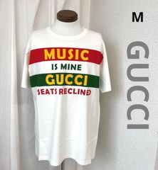 6243【美品・希少コラボ】グッチ×パレス☆両面プリントTシャツ 22年 赤 