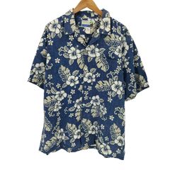 フガハム FUGAHUM 総柄シャツ 半袖シャツ ホワイト - メルカリ