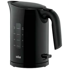 【新品未使用】【未開梱】ブラウン　BRAUN ピュアイーズ 電気ケトル [1.0L] WK304AJ-WK3000BK ブラックのサムネイル