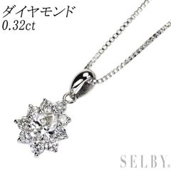 JE96☆高級 ダイヤモンド0.38ct pt950 ペンダントヘッド - メルカリ