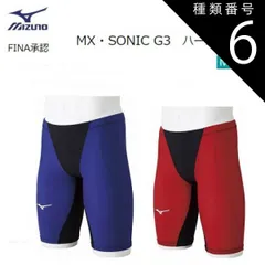 種類6：92：ブラック×ブルー/XL 【ゆうパケットで全国送料無料!代金引換購入不可／配達日時指定不可】MIZUNO(ミズノ)　MX・SONIC G3　ハーフスパッツ（レース用競泳用水着）メンズ　FINA承認［N2MB8511］※安心のお荷物追跡番号有り