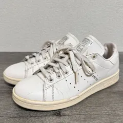 IENAアニバーサリーモデル adidas アディダス スタンスミス GZ3056 プライムグリーン ヴィーガンレザースニーカー 24cm 白×シルバー ユニセックス レディースのサムネイル