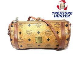 極希少】MCM ヴィセトス ミニバレルバッグ ドラム型 ショルダーバッグ 