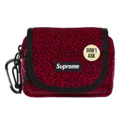 Supreme ヒョウ柄ウエストポーチ - メルカリ