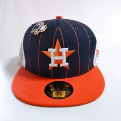 【新品未使用・日本未発売・アメリカ輸入品】NEW ERA 59FIFTY 帽子 ヒューストン・アストロズ ピンバッジ付 ニューエラ ユニセックス（メンズ・レディース） メジャーリーグ