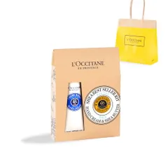 ロクシタン(L'OCCITANE) シア ハンドクリーム 30ｍL &シアバター 10ｇ ギフトボックス入り ショッパーバッグ付き 人気 プレゼント 誕生日 卒業 新生活 お祝い お返し 春ギフト送料無料 dcc86dfb