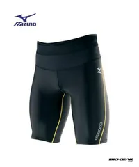 【ゆうパケットで送料無料！代金引換不可】MIZUNO ミズノ BG8000 バイオギアタイツ(ハーフ) ブラック×イエロー[A60BP32595] ※配達日時指定不可商品です。