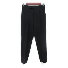 スピック&スパン Spick&Span スラックスパンツ 36 S 黒 ブラック /YI