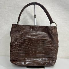 希少デザイン‼️【JRA公認】GRES リアルクロコダイル トートバッグ