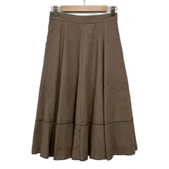 Rene(ルネ) ロングスカート サイズ36 S レディース美品  - ブラウン 麻のサムネイル