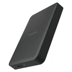 エレコム テレビ録画 外付けHDD ポータブル 2.5インチ 2TB 静音ファンレス USB 3.2 Gen1(5Gbps) REGZA/AQUOS/BRAVIA等接続可 持ち歩きに便利 ブラック ELP-HTV020UBK 【佐川急便にて5営業日以内発送】のサムネイル