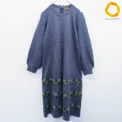 サイトウトヨコ 斉藤都世子 ニット ロングワンピース 花柄 ドットレディース [a1005064]のサムネイル