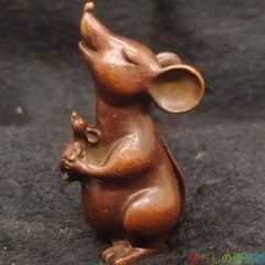 金属製 ネズミ 親子 置物 3点セット - メルカリ