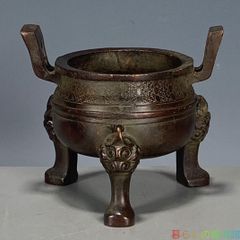 銅器 楚大鼎 香炉 三足鼎 開業 家 置物 工芸品 - メルカリ